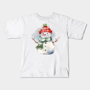 Winter Snow Kids T-Shirt